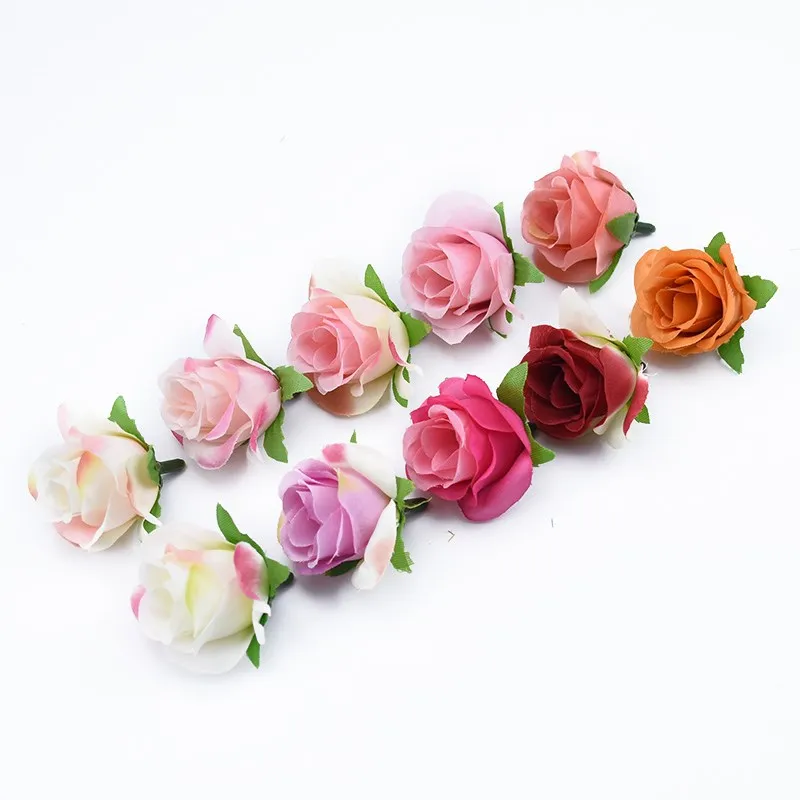 20 stücke Künstliche Pflanzen Dekorative Blumen Brosche Braut Handgelenk Diy Weihnachten Dekorationen für Haus Billig Künstliche Blumen – Detail 7