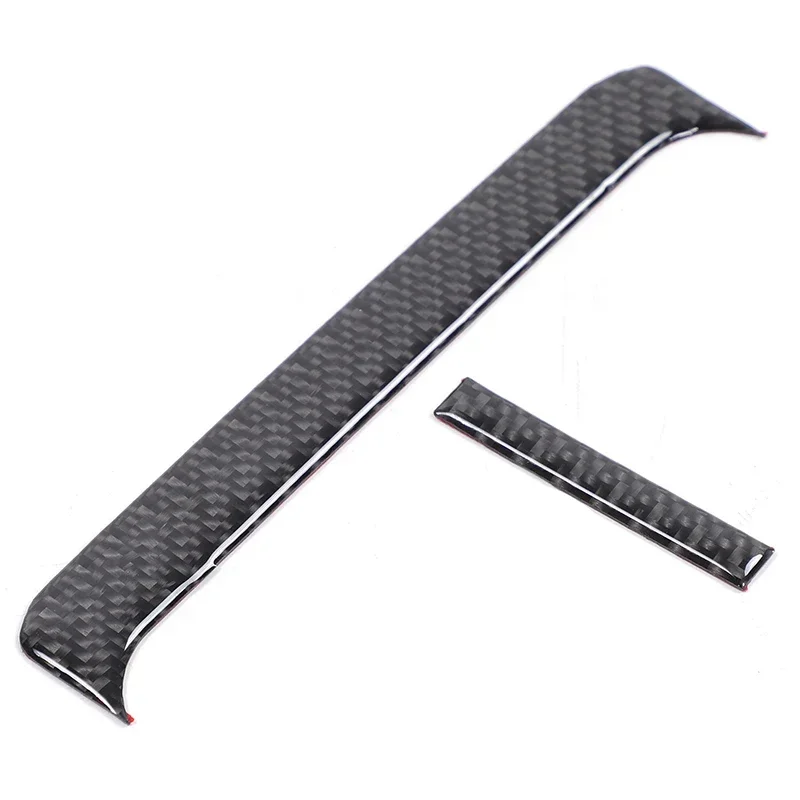 

metyoucar For Ford Ranger T9 2023-2025 Soft Carbon Fiber Car Rear Air Conditioning Outlet Trim Sticker Interior Car Accessories