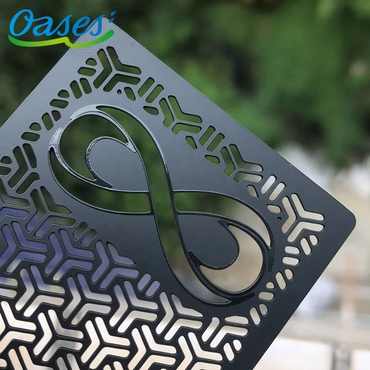 Customized query Factory Direct Sale Durable Advertising Use Pre-Cut Metal Credit Card Blanks for Laser Engraving and Customizat