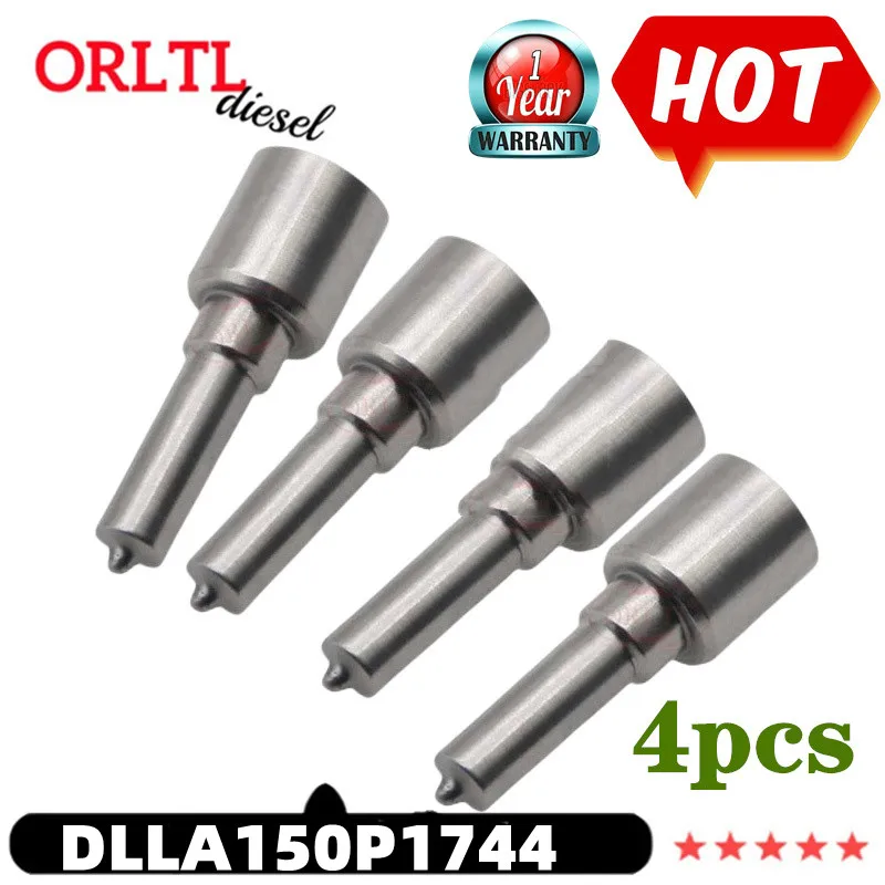 

ORLTL 0433172067 For 0445110425 Injector Nozzle DLLA150P1744 DLLA 150 P 1744 High Quality Injector Nozzle 4PCS