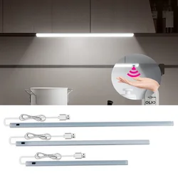 12V USB LED Strip Desk Lamp Hand Sweep Switch Motion Sensor Table Lamp 20/30/50cm Children Room LED Under Cabinet Kitchen Lights