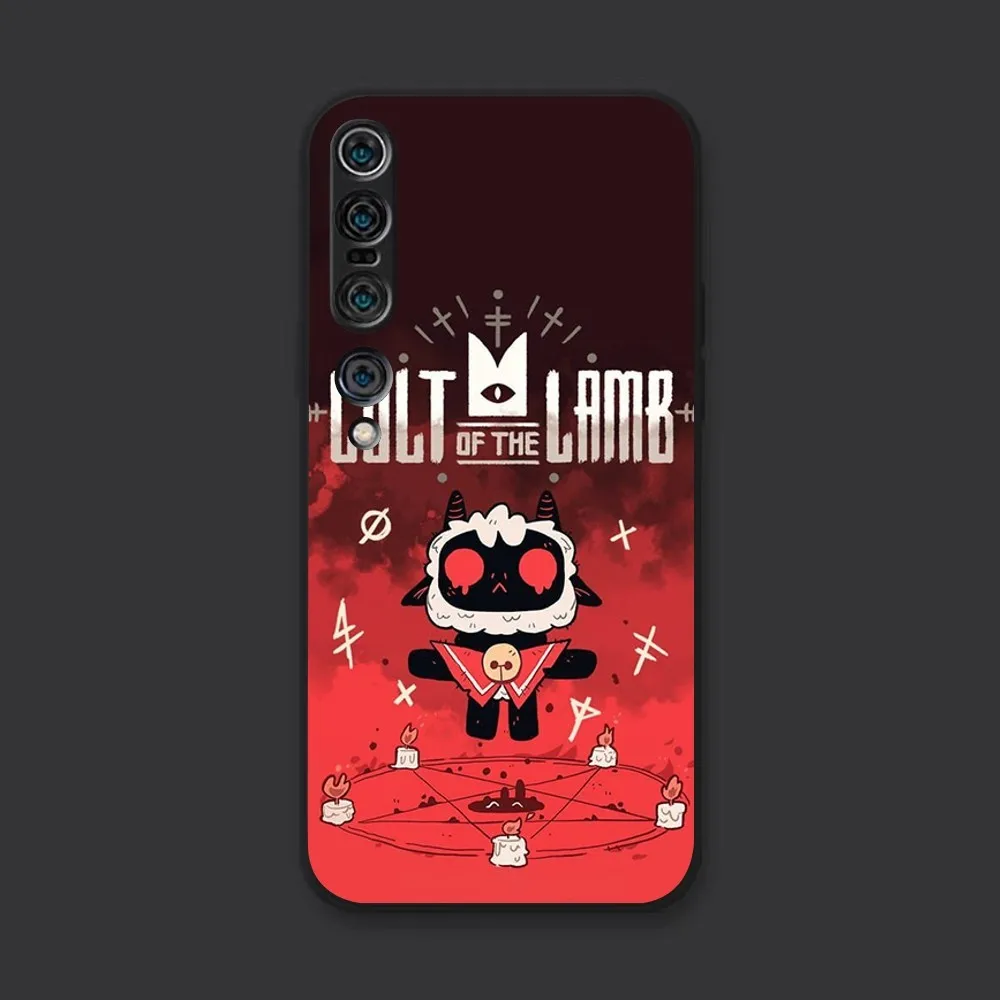 Game C-Cult Of The Lamb Phone Case For Xiaomi 11 Redmi Note 11 5G 8T 9A 9 10T Note8Pro Note9 12SUltra Black Case