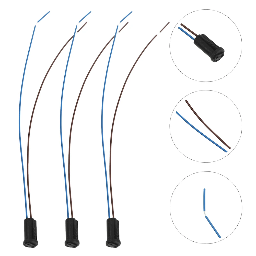 

6 Pcs G4 Lamp Base Plastic Low Voltage LED Sockets Heat Resistant Replacement Mini Bulb Socket Easy Install Light Holder