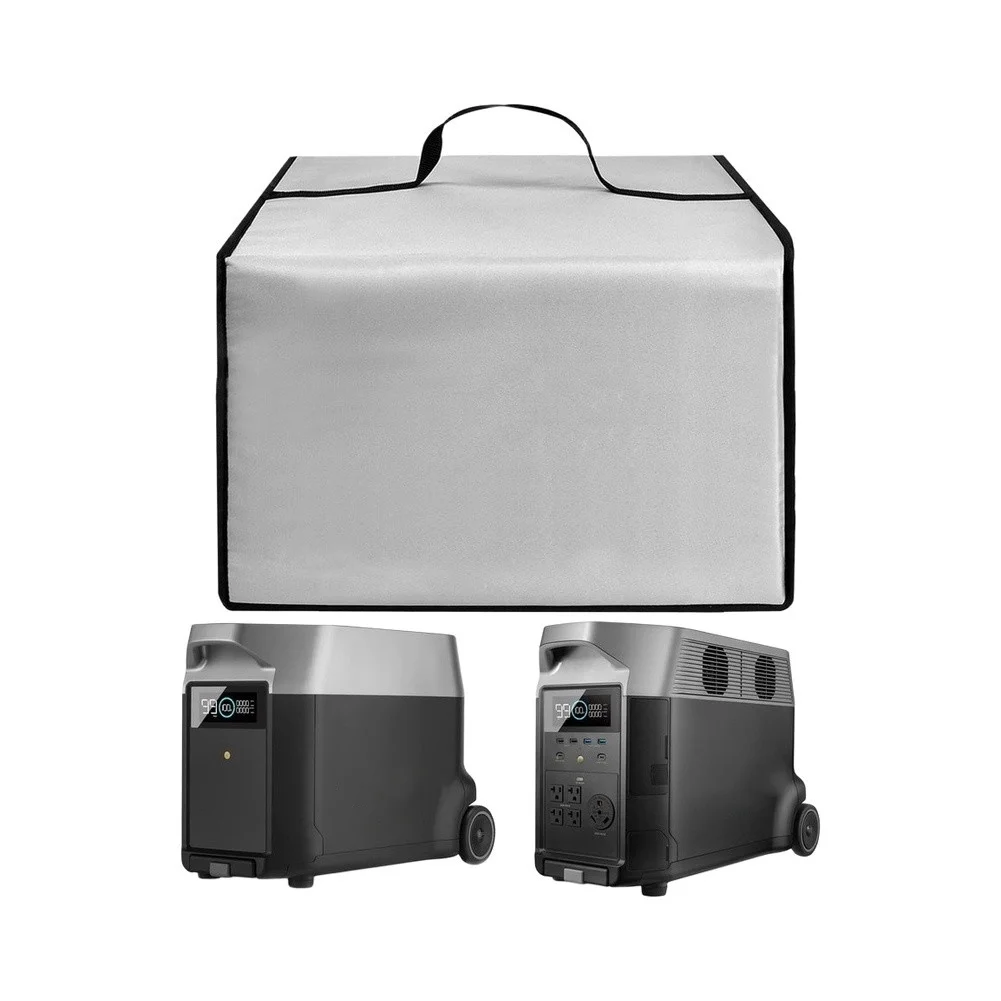 420D Oxford Fabric Protective Cover For Power Station Silver Coated Inner Lining Sun Block Heat Insulation