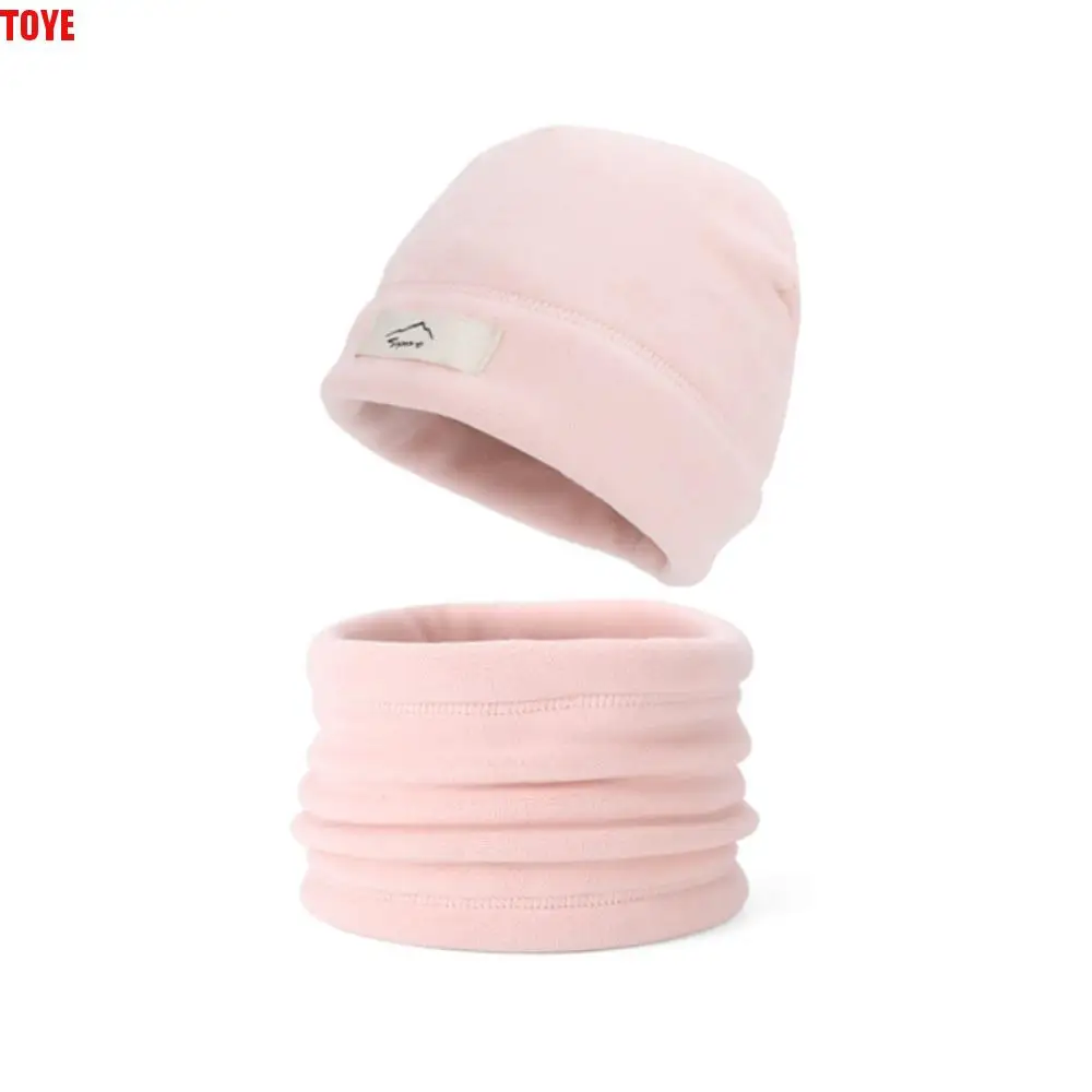 

Earflap Hat Elastic Cap Scarf Set Fleece Lining Korean Style Compact Scarf Keep Warm Dome Beanie Hat Outdoor