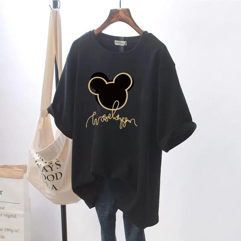 New Pregnant Women T Shirt Maternity Summer Short Sleeve Side Button Crew Neck Tees Solid Color Nursing Tops For Breastfeeding - view 6