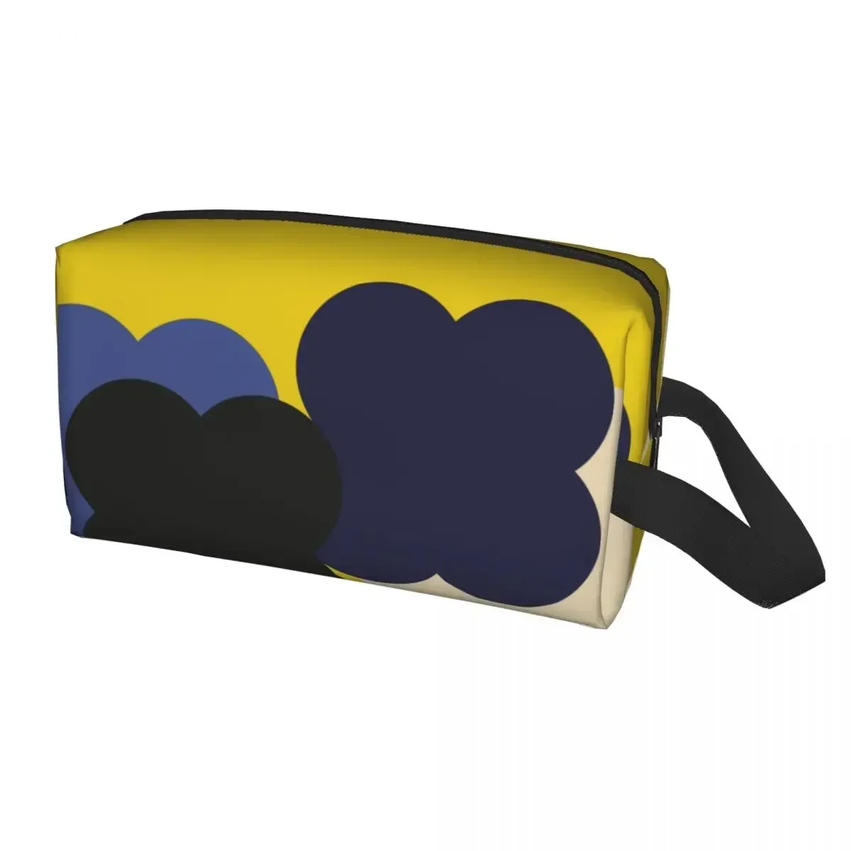 Custom Four Petal Shadow Flower Toiletry Bag Women Orla Kiely Art Makeup Cosmetic Organizer Lady Beauty Storage Dopp Kit Case