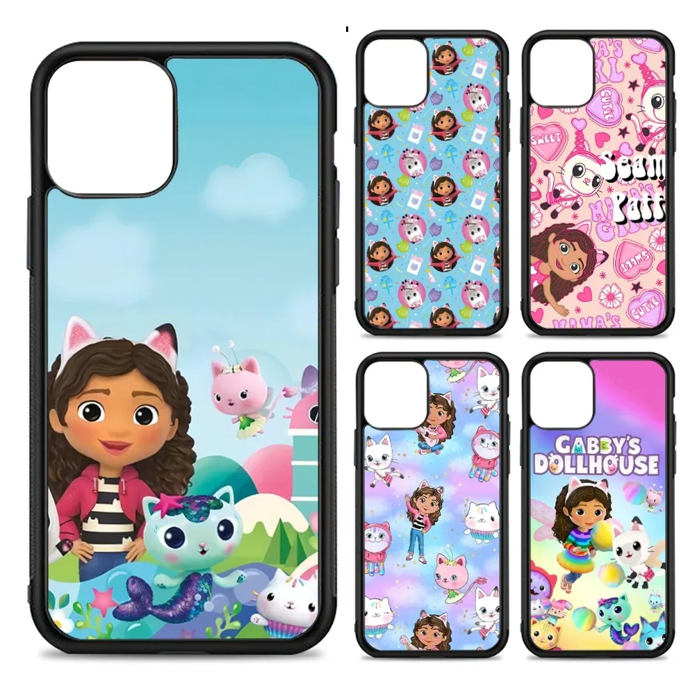 Cute G-Gabbys D-Dollhouse Phone Case Silicone PC+TPU For For IPhone 11 12 13 14 15 16 Plus Pro Max Cover