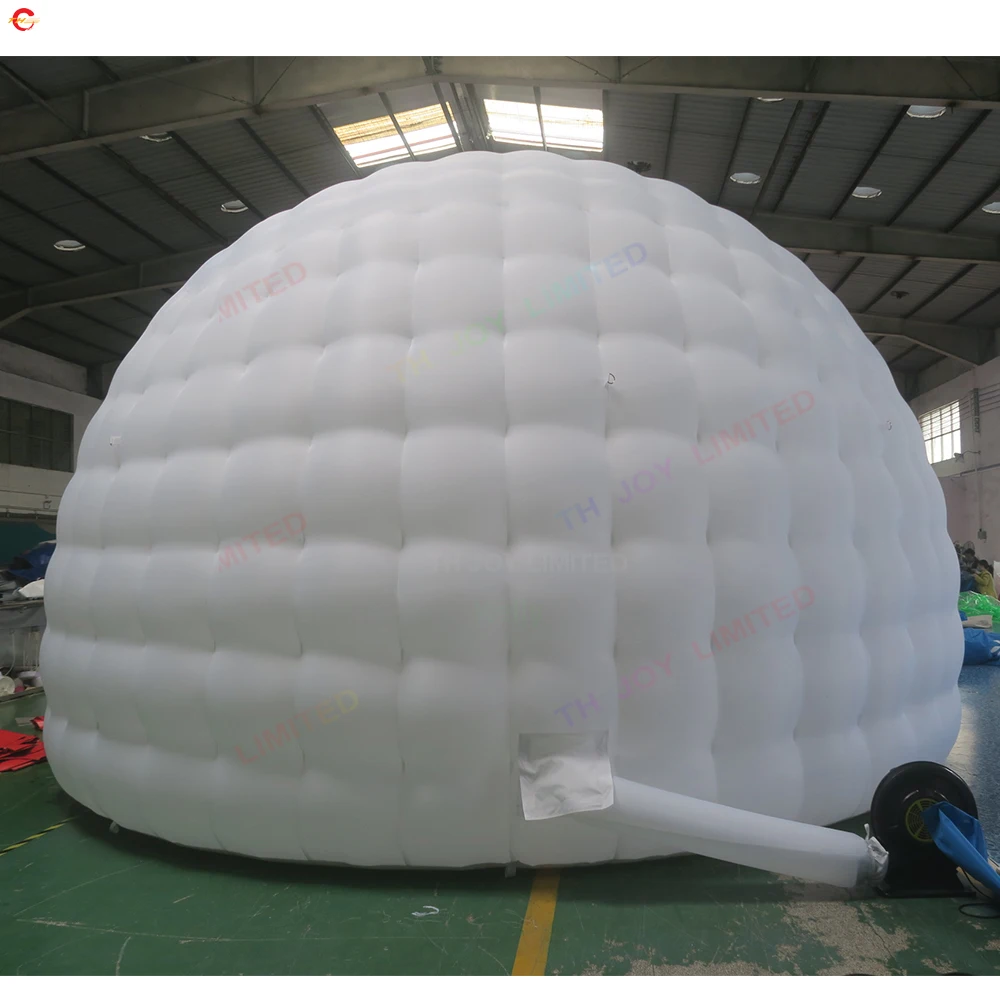 4M/5M/6M Dia สีขาวเต็นท์โดมพอง Windows Air Inflatable Stage เต็นท์คอนเสิร์ตเต็นท์สําหรับขาย