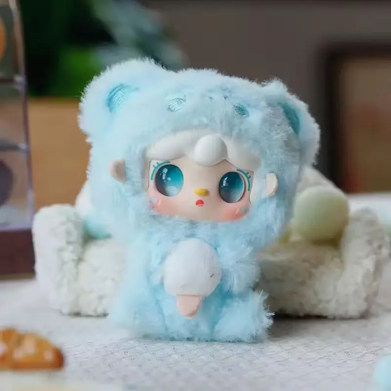 Yooki V10 عناق الذواقة سلسلة صندوق أعمى ألعاب من نسيج مخملي دمية Kawaii الحيوان موضوع غرفة ديكور للكنبة تحصيل لطيف أرقام المفاتيح هدية