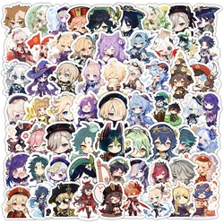10/30/50/100pcs Kawaii Genshin Impact Cartoon Stickers Anime Game Decals Suitcase Scrapbooking Laptop Phone Graffiti Sticker Kid