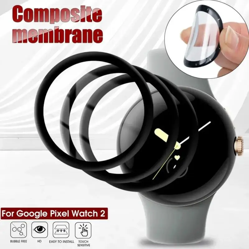 واقي شاشة 20D لساعة جوجل بيكسل 2 شاشة منحنية مضادة للخدش لساعة جوجل بيكسل طبقة رقيقة واقية ناعمة من البولي يوريثان