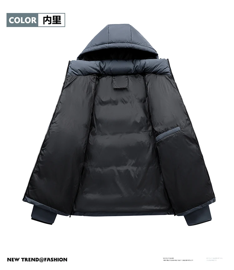 Men High Quality Hooded Parkas Men Plus Size Short Parkas Men Loose Cotton Coat Winter New Warm Casual Versatile Daily Parkas