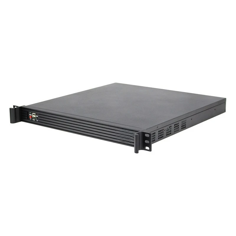 1U420L 19 Inch Rackmount Empty Chassis Industrial Server Case Support Standard ATX Motherboard