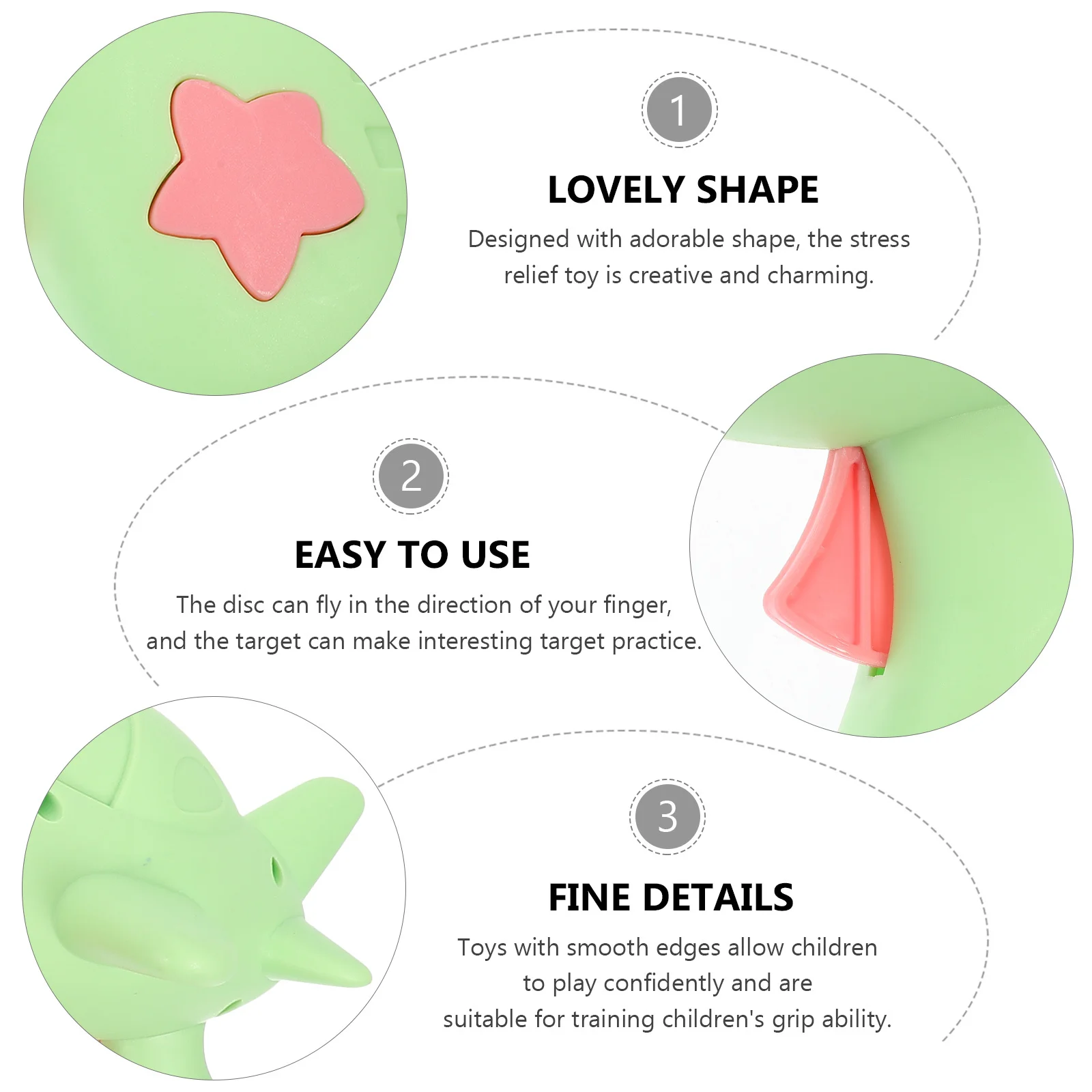 1 ensemble de soucoupes volantes améliorant la Concentration, lanceur de dessin animé pour enfants, jouets volants amusants en plein air, jouet en forme de poisson