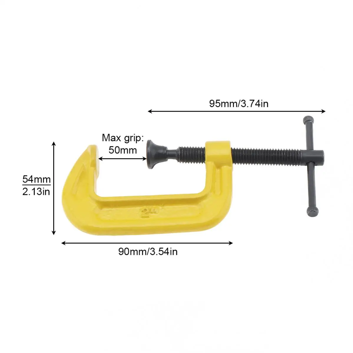 2Inch Mini G Clip Heavy Duty 50mm Grip Clamping Multi-Function Clamp Woodworking Machinery Tools Guide Locator