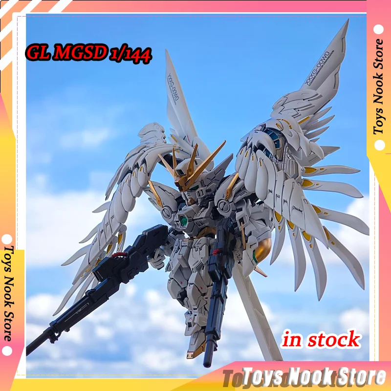 

New GL MGSD Angel Wing White Prelude Assembly 1/144 Model Kit in Stock Robot Action Figure Plastic Hobby Toy for Collectors