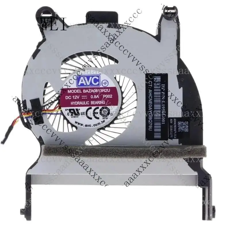 

New laptop CPU cooling fan for elitedesk 800 G4 Desktop Mini PC L19561-001 L19564-001 12V 4 pin ^&^