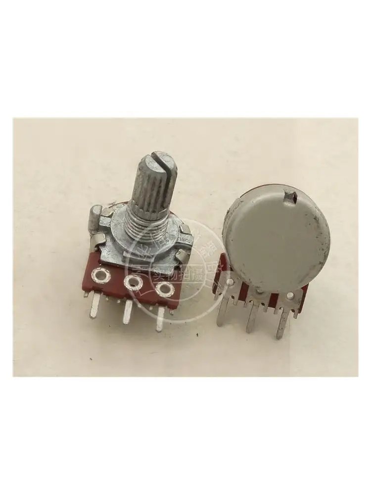 

Hot sales 1pcs/lot Genuine Taiwan Fukuoka 16-type single-potentiometer A100K handle 15MM long flower