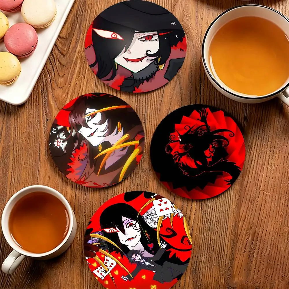 A-Ado M-MAGIC Round Wooden Coaster Decorative Coffee Cup for Use in Coffee Shops Bars