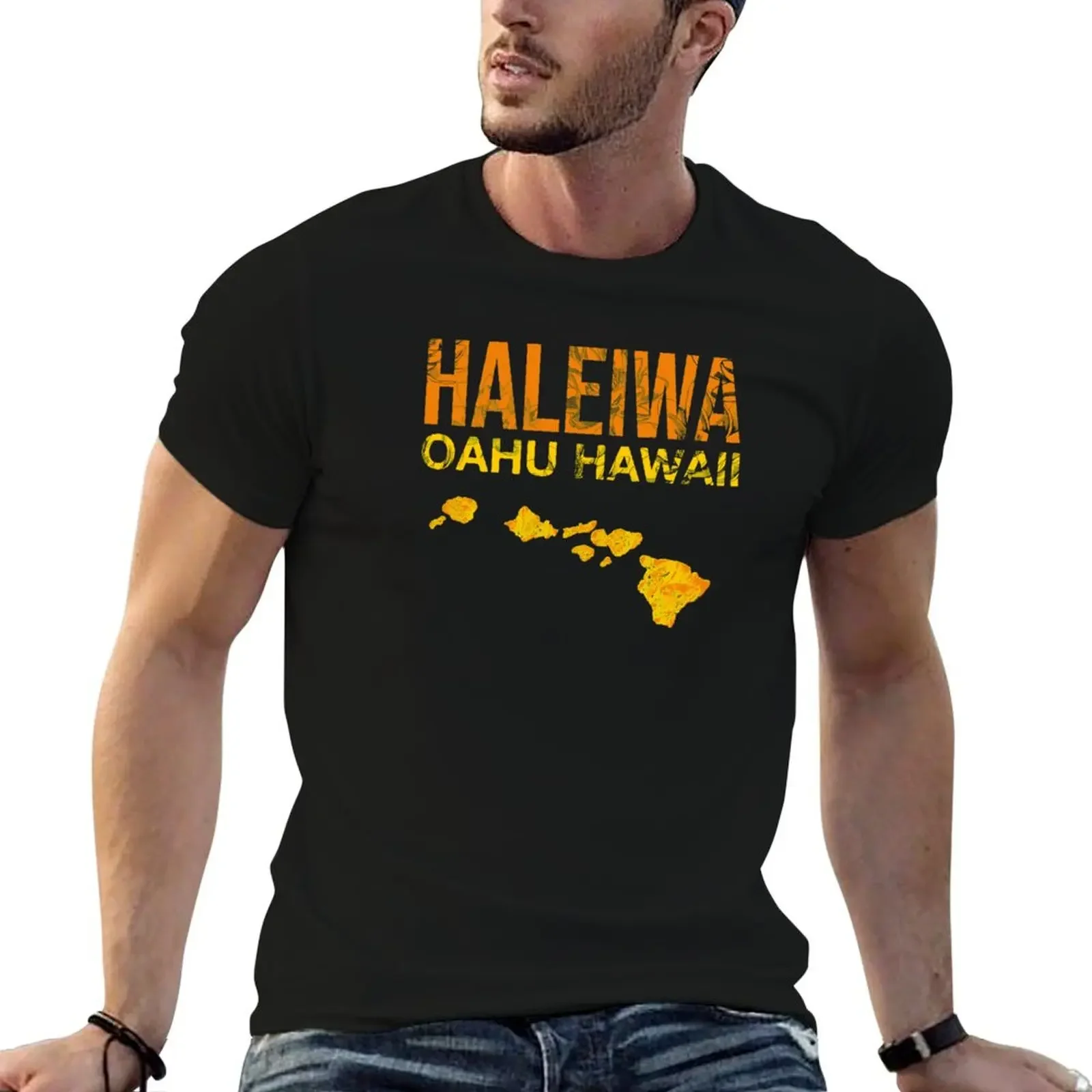 

Hawaii HALEIWA Oahu North Shore Hawaiian Islands T-Shirt vintage boys whites tee shirts for men