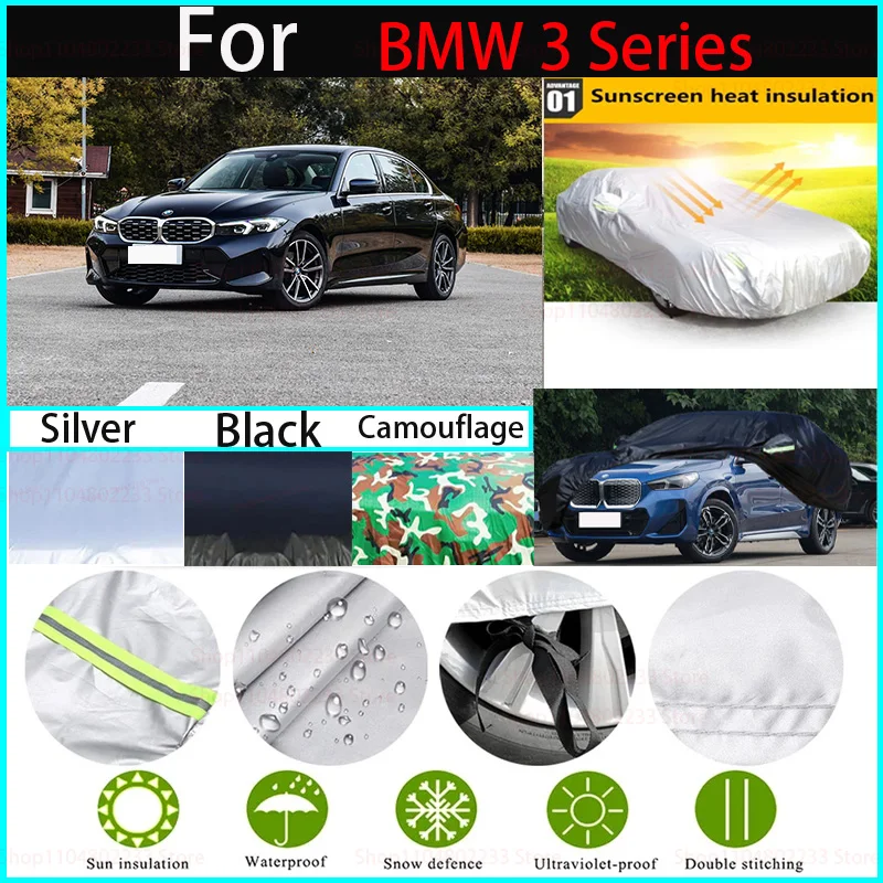 

Waterproof Car Covers for BMW 3series Car Cover All-season Car CoverDustproof, Snowproof and UV-resistant Car Accessories