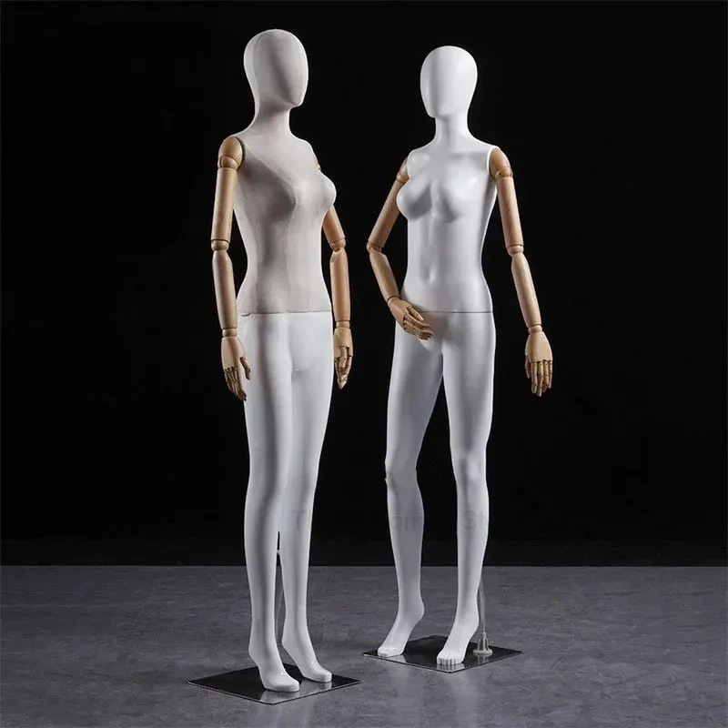 

Wedding Dress Model Clothing Store Clothing Display Prop Full Body Female Mannequin with Movable Arms Window Display Mannequin