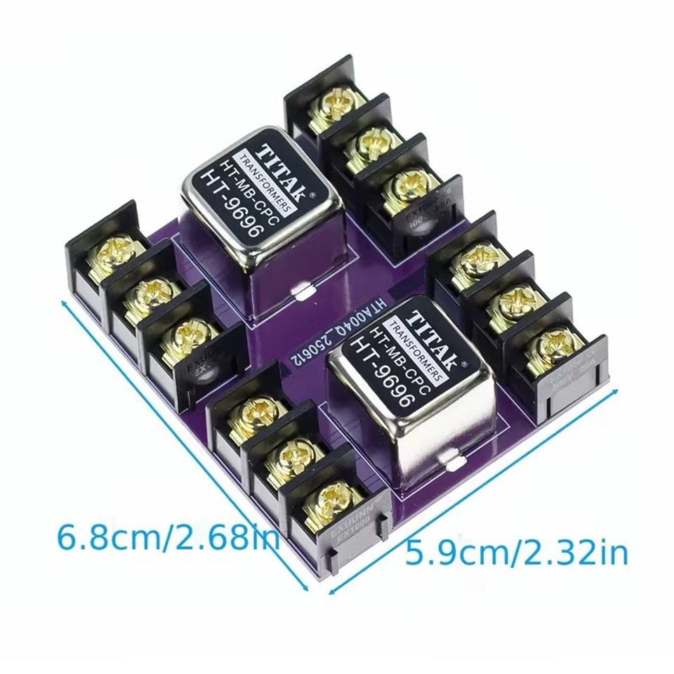 TITAK Symmetrisch-Absymmetrisch-Umwandler Audio-Isolator Permalloy Audio-Isolationstransformator 600:600 20Hz-20KHz für Soundsysteme – Detail 7