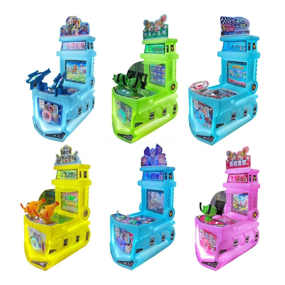 

Детский игровой автомат с 19-дюймовым экраном, работающий на монетах, пластиковый аркадный игровой автомат