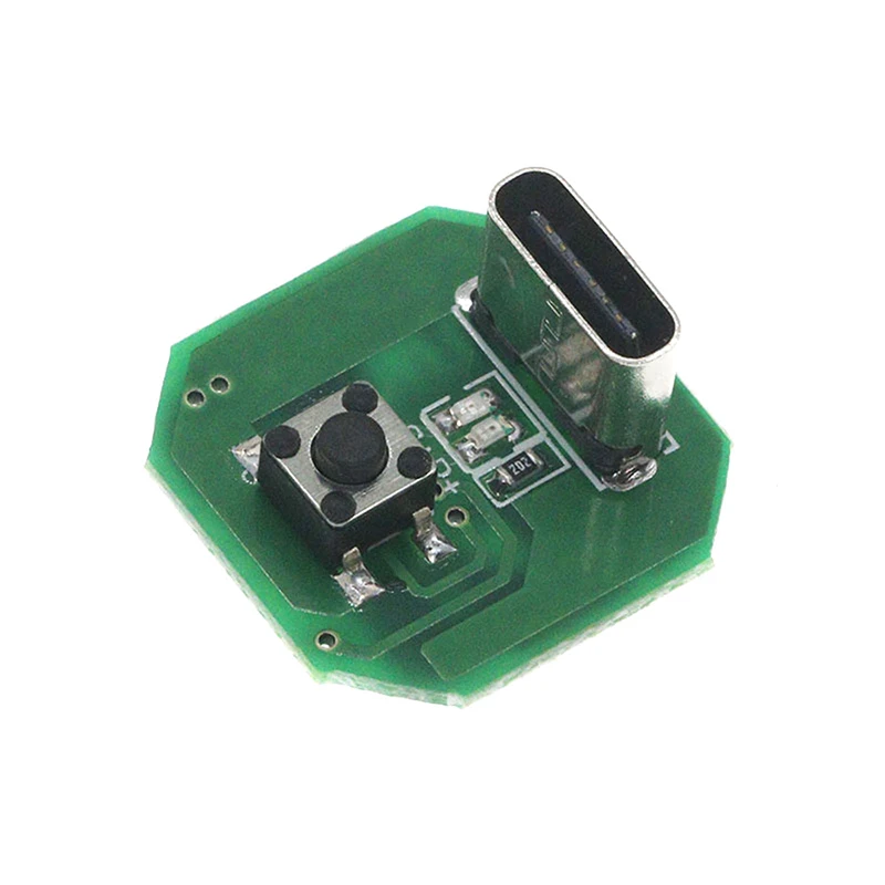 Печатная плата DIY Тип C Порт зарядки Встроенный модуль зарядки и разрядки Плата драйвера фонарика