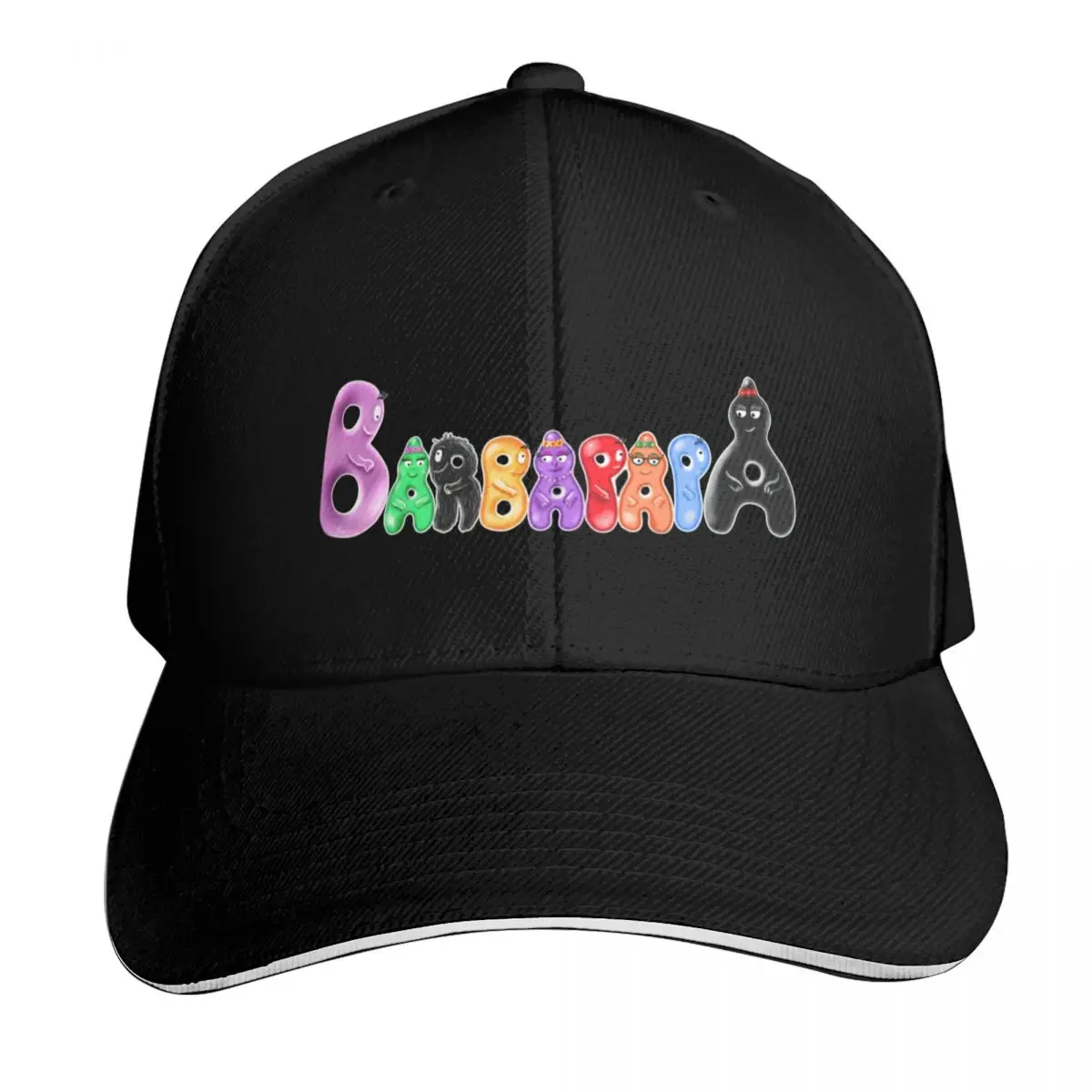 Barbapapa Baseball Cap Sun Protection UPF 50+ Breathable Mesh Back Adjustable Buckle Closure