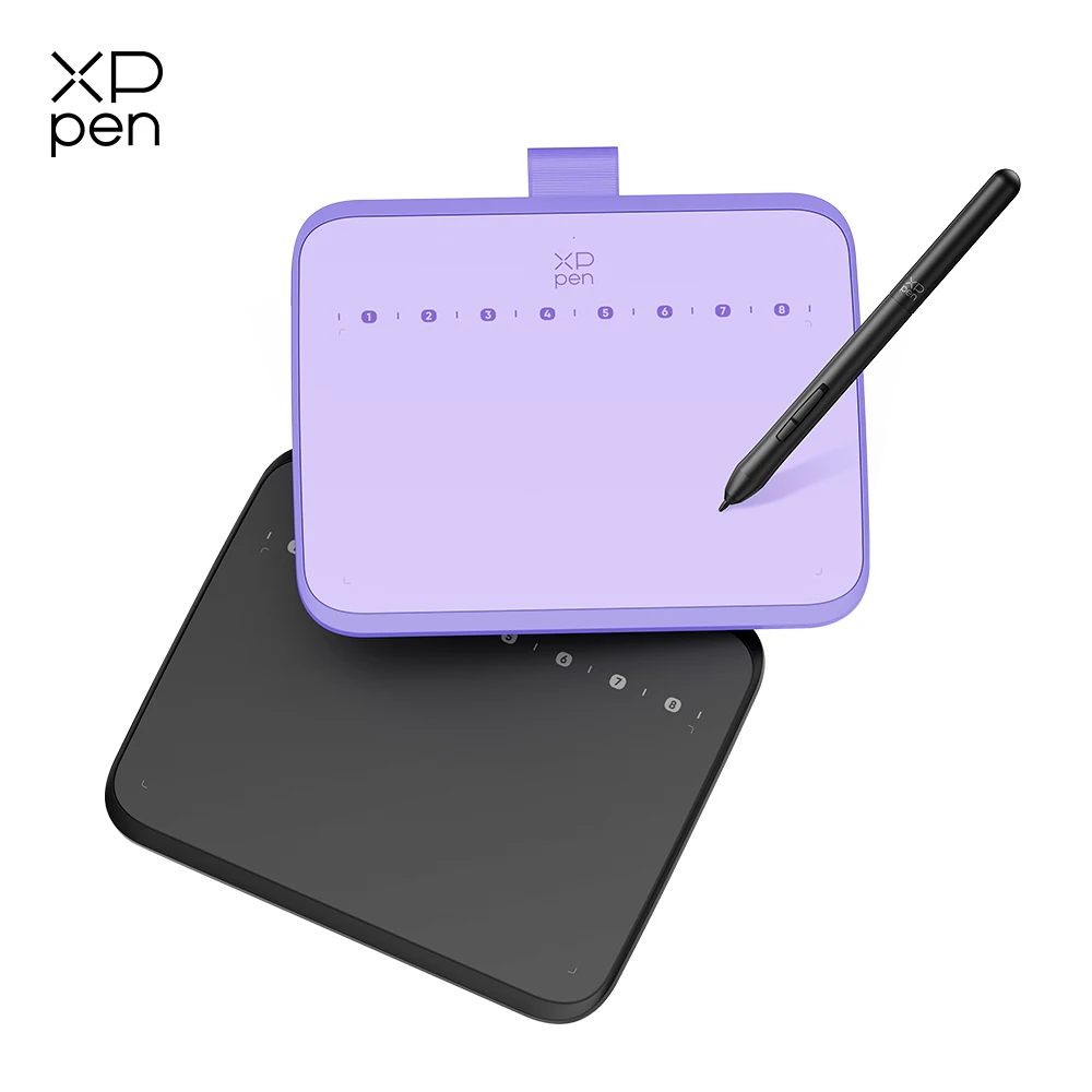 XPPen Deco 640 グラフィックタブレット 16K筆圧レベル 6インチ描画タブレット 8キー搭載 60度傾斜対応 OSUゲーム Android Windows Mac対応