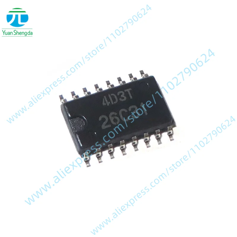 1PCS New Original HD26C31FPEL SOP-16 26C31