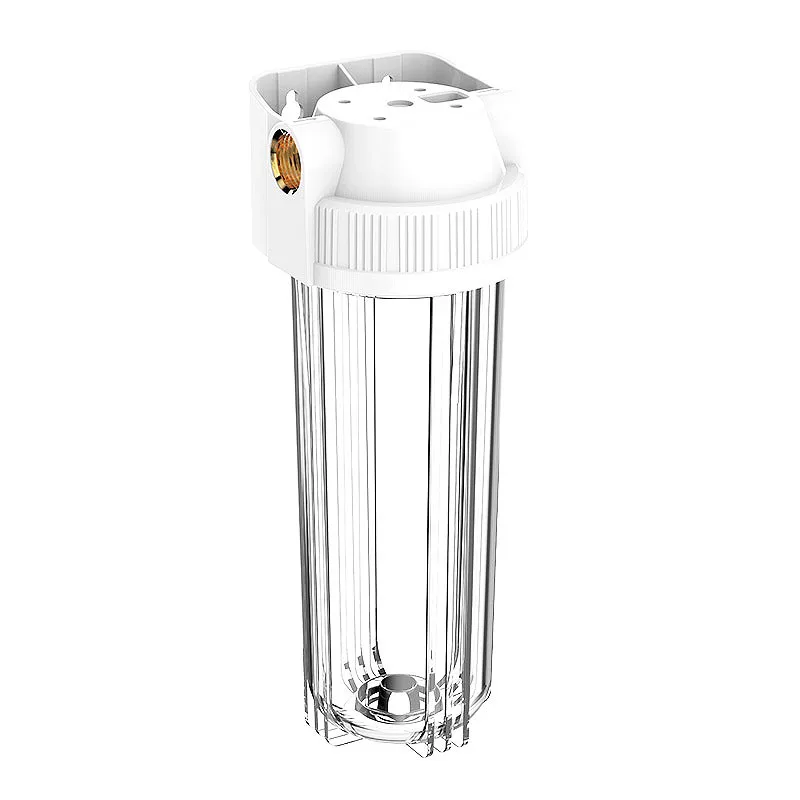 10 Inch 6 Minutes  Transparent Filter Bottle Thread Plastic/copper Mouth Filter Cartridge PP Cotton Water Purifier Accessories