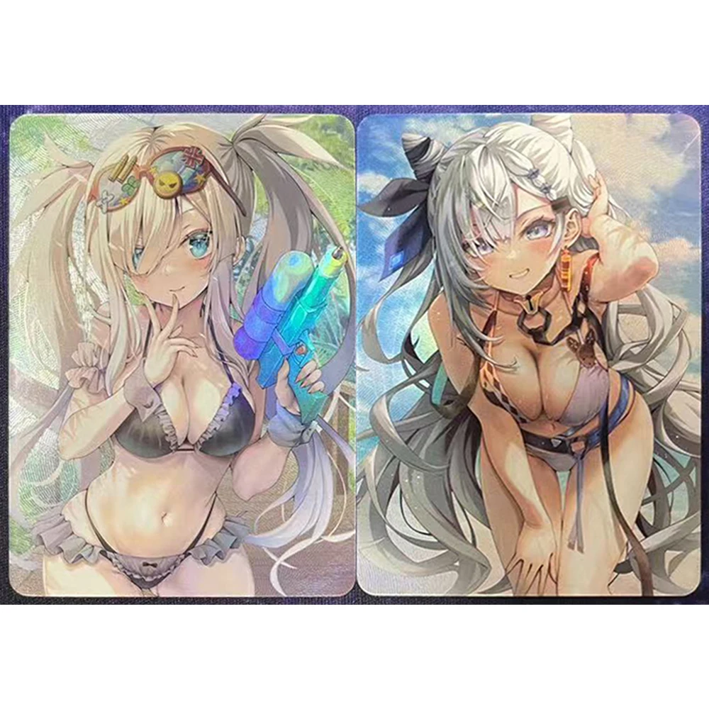 أنيمي آلهة قصة لتقوم بها بنفسك ACG Formidable Albedo Jingliu Tifa Yelan Sakurajima Mai تحصيل بطاقات لعب للأولاد هدية عيد ميلاد #4