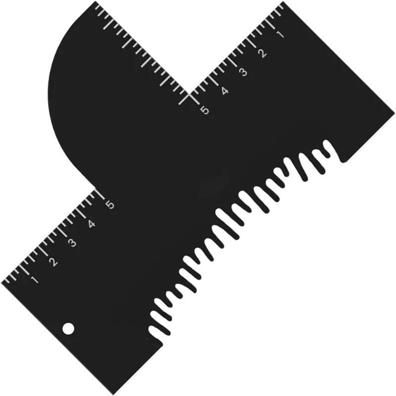 أداة تشكيل خط الشعر A25U للرجال للتقليم والتصفيف للحلاقين دليل تحديد اللحية بطاقة صحية للمرأة