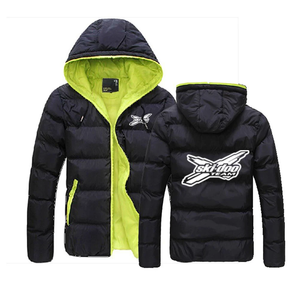 2025 Can Am Ski Doo Team Men Printing New Spring and Autumn Cotton Jacket Hooded Long Sleeve Solid Color Fashion Tops