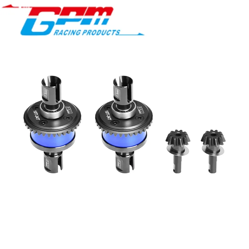 GPM MKV61034S/2 （No Diffs Oil）20CrMnTi STEEL + 7075 ALLOY FRONT & REAR COMPLETE DIFFERENTIAL FOR ARRMA 1/8 KRATON 6S V6 / NOTO