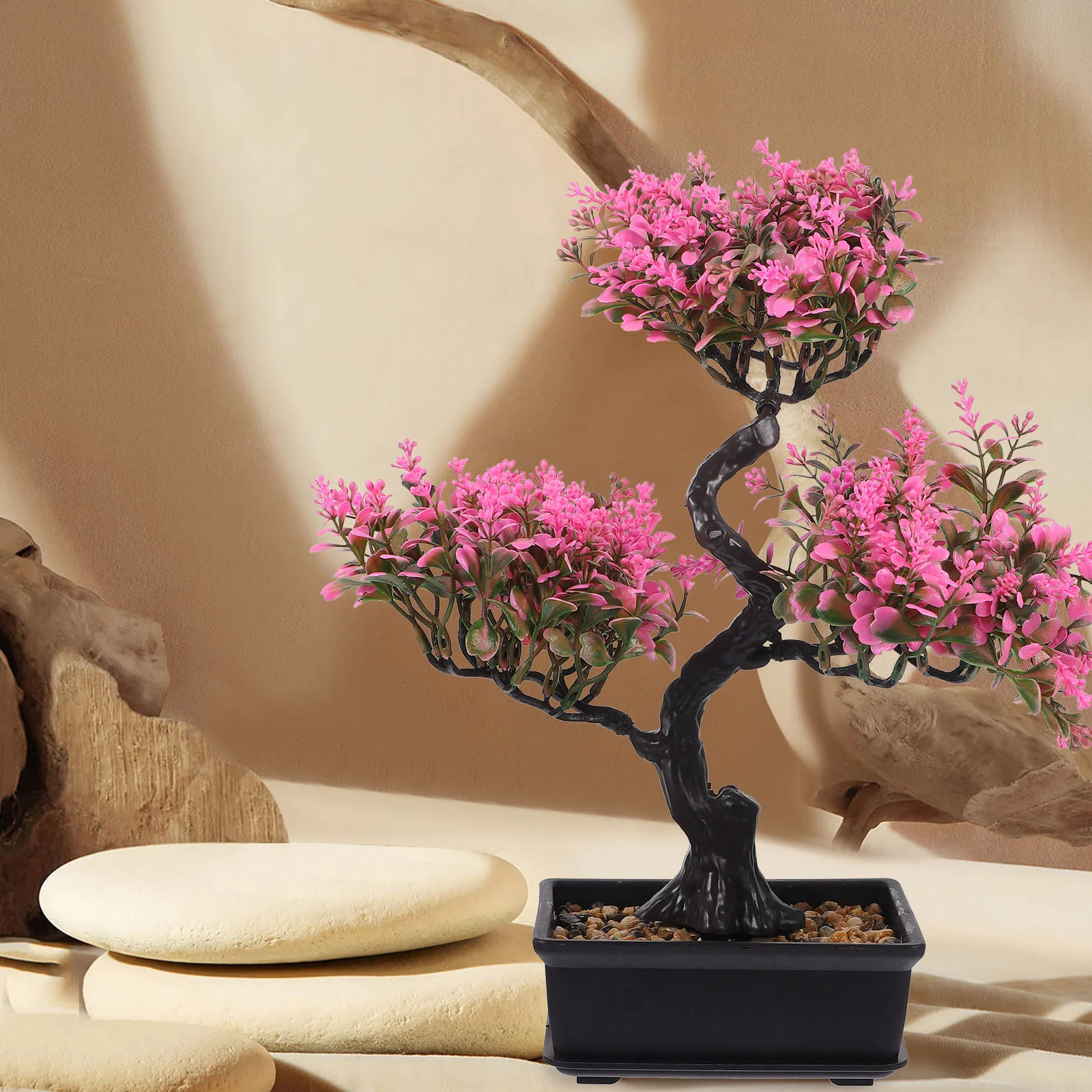 Artificial Potted Plant False Green Plants Desktop Adornments Decor Fake Bonsai Trees Flowers Decors Simulation Ornaments