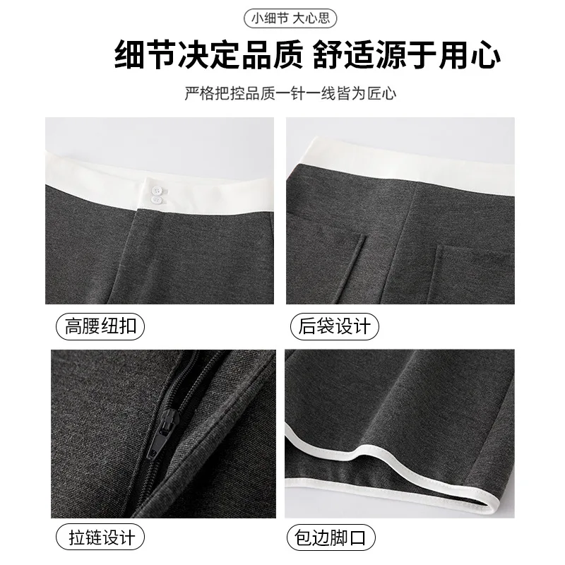 Shorts de bainha de bloco de cores para mulheres verão fashion24new casual esportes calças de perna larga hip-abraçando yoga magro-ajuste calças de três quartos