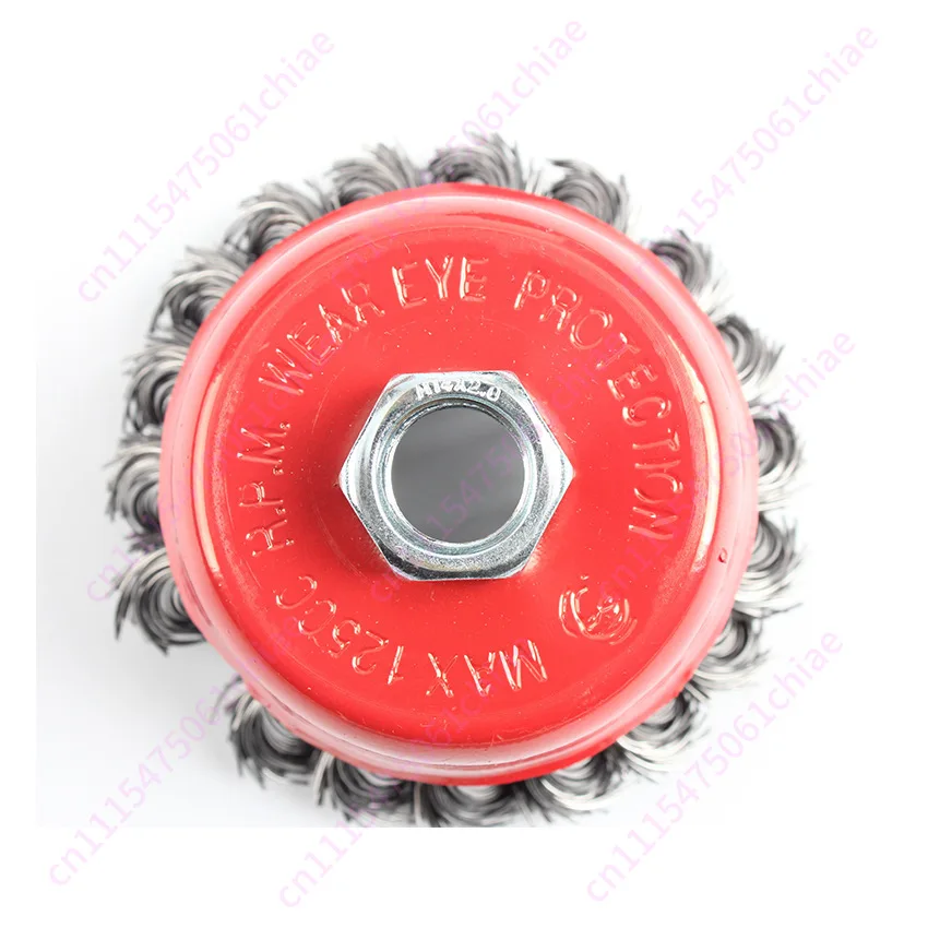 Pneumatic Wire Brush 75mm Cup Brush 11000 Rpm Heavy-duty Anti-rust Tool MAG-9000