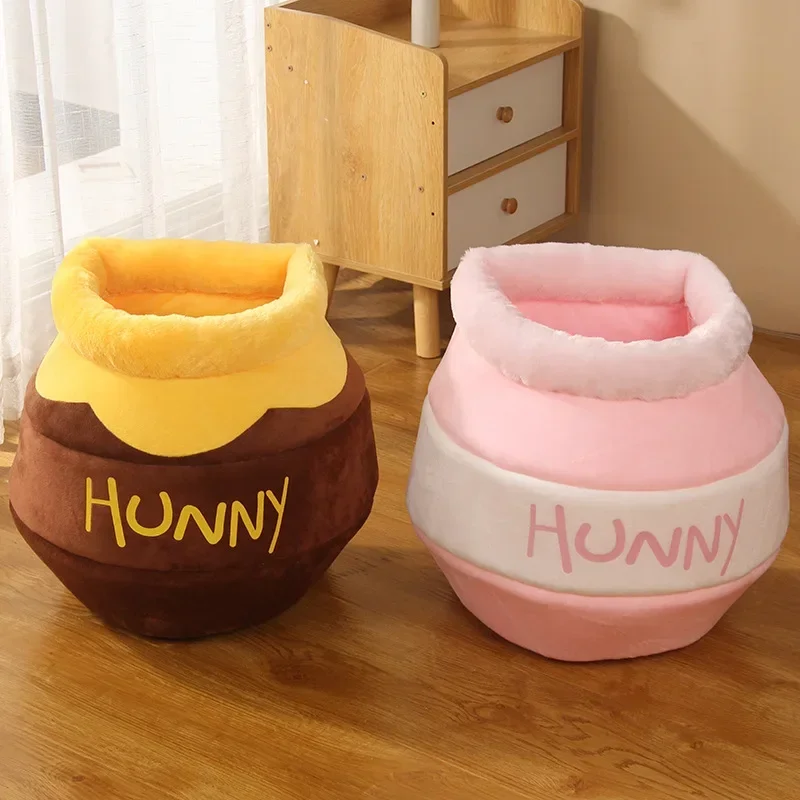 Winter New Warm Pet Honey Style Pot Cat / Dog House Nest