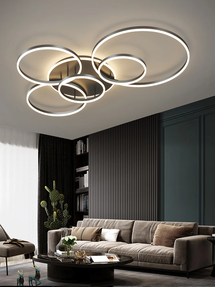 Nordic Modern LED Ceiling Light 3 Circle Bedroom Pendent Lamp Home Decoration Living Room Dining Room Chandelier Indoor lighting