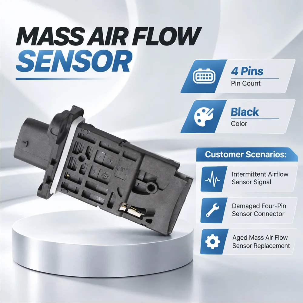 For BMW F30 F31 F34 F10 F11 G30 G31 F48 MINI Cooper 2017-2020 Mass Air Flow Sensor 13628570107 5WK98505 A2C87403500 5WK98505Z