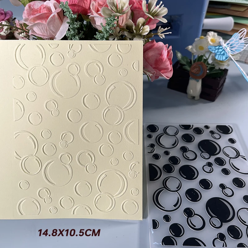 DUOFEN Crafts plastic embossing folder collection 3 paper embossing flower mold Christmas Birthday New Year day wedding