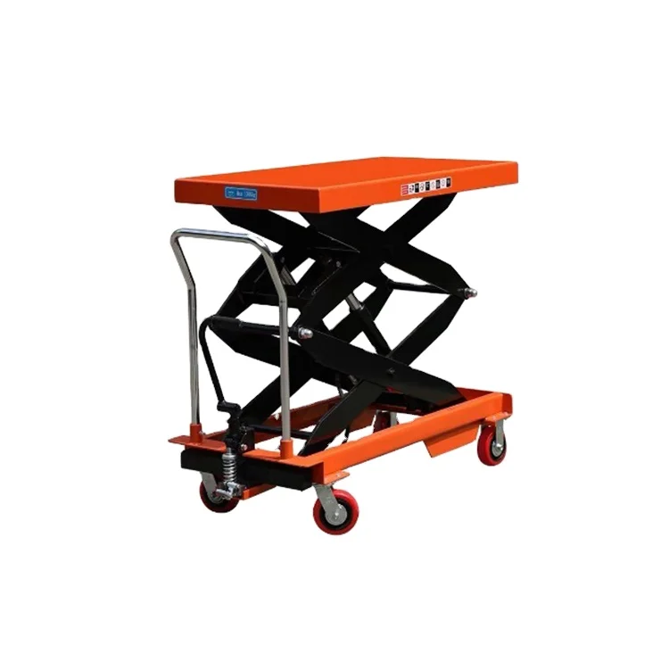 Hand Hydraulic Scissor Lift Table Scissor Lifter Mechanism Lift Table Price Hydraulic Pallet Trolley