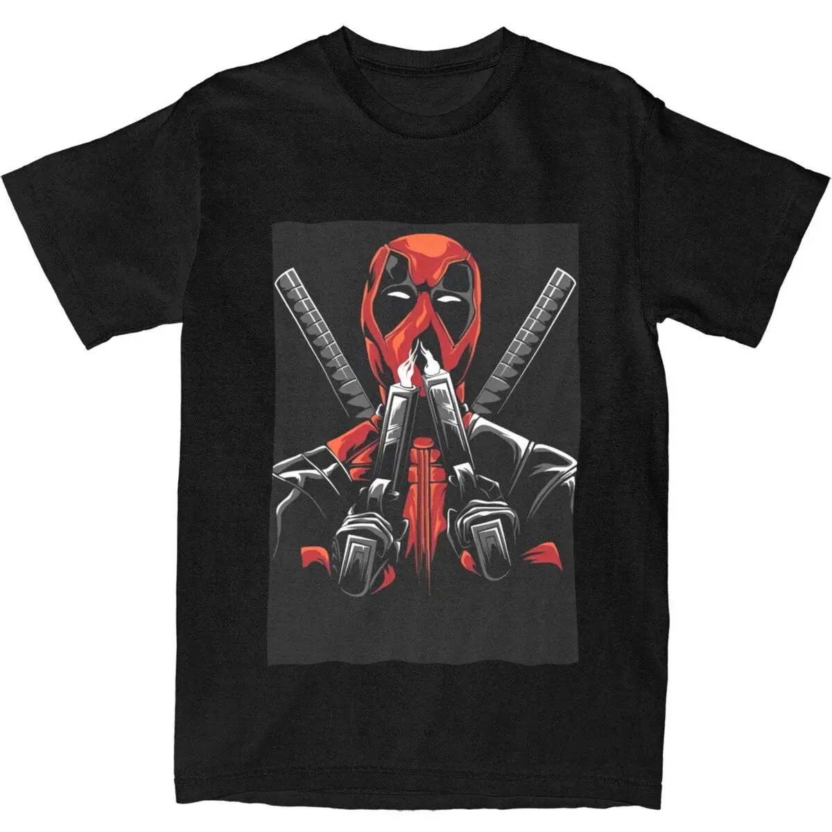 Couple T-Shirt Deadpool & Wolverine Superhero T-Shirts Popular Summer Tees Street Style Casual Cotton Clothing Birthday Gift