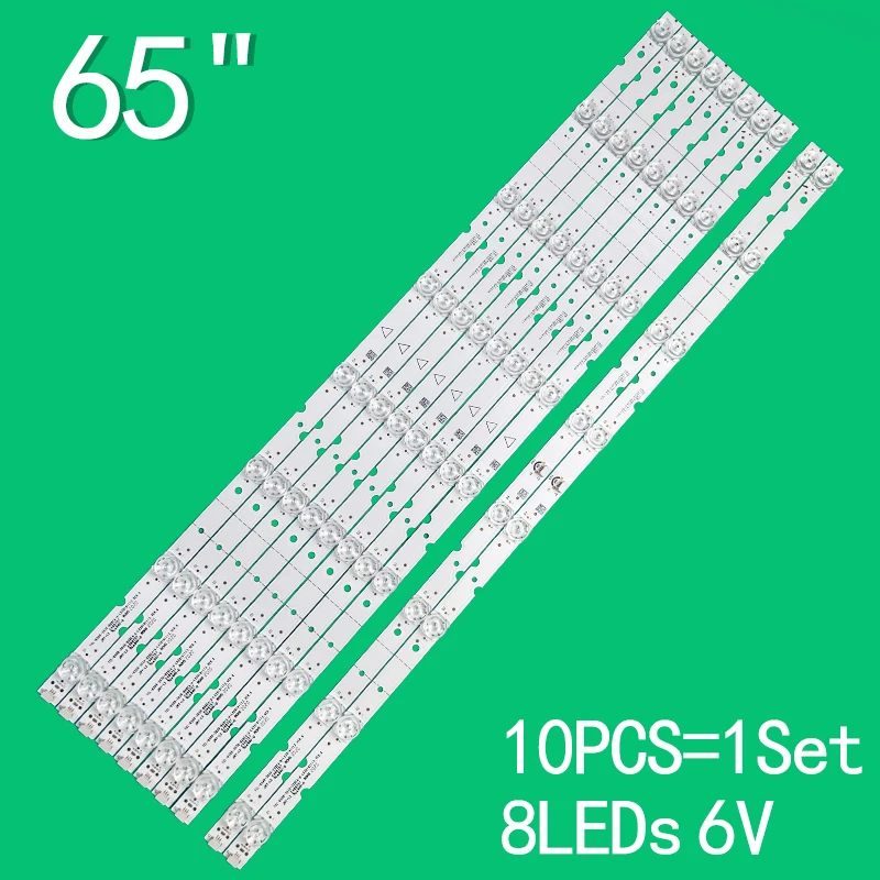 LED Backlight strip For TCL TCL-65D8-3030-8X8EA-A TCL-65D8-3030-2X8EA-B