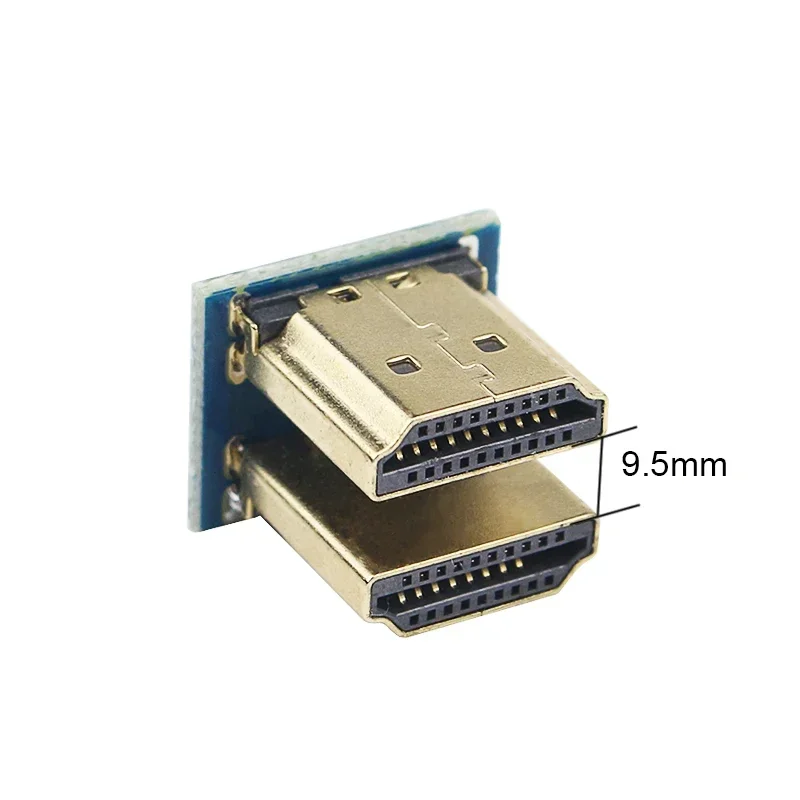 1080P HDMI to Micro HDMI Converter Male to Male Adapter for Raspberry Pi 3/4 HDMI LCD Touchscreen Display RPI131