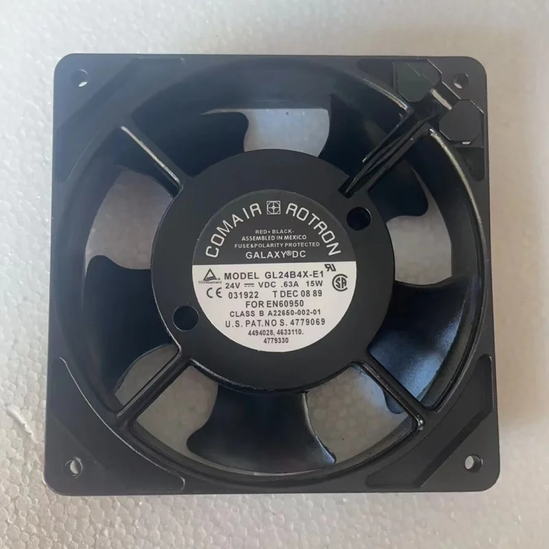 GL24B4X-E1  24VDC 0.63A 127*127*38 cooling fan